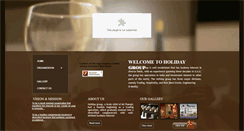 Desktop Screenshot of holidaygroup.cc